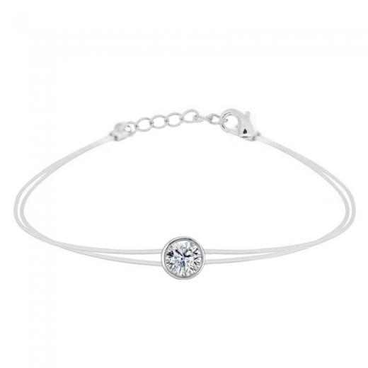 0.40 karat Laboratuvar Pırlanta Tasarım Bileklik